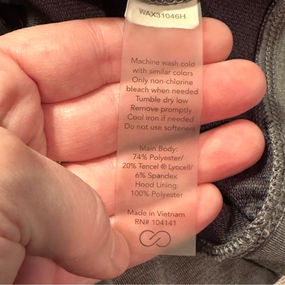 Calia Carrie Underwood Hoodie Size Medium Womens Gray Effortless Dip Dye Ombre - Picture 7 of 7